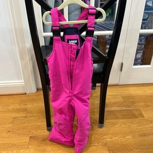 Lands’ End Girls Pink Snow Pants Size 3T